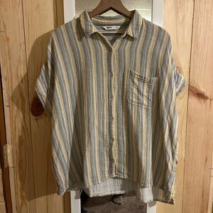 Sonoma 100% Cotton Striped Button Down Shirt